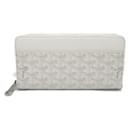 Goyard White Leather Bi-Fold Wallet