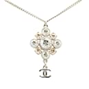 Chanel Coco Mark Rhinestone Necklace