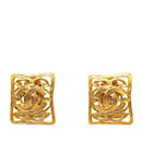 Chanel Coco Mark Square Earrings