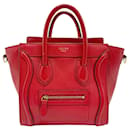 Celine Red Leather Handbag - Céline