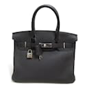 Hermes Birkin 30 Black Handbag - Hermès