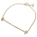 Pulseira Tiffany T Smile para mulheres em ouro rosa - Tiffany & Co