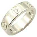 Bague Cartier Love en or blanc