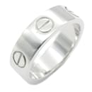 Cartier Love Band Ring in White Gold