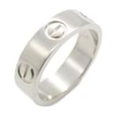 Cartier Love Band Ring in White Gold