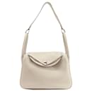 Sac à main Hermes Lindy 26 blanc - Hermès