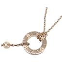 Cartier Love Circle 2P Diamond Necklace