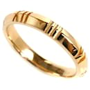 Tiffany & Co. 18K Pink Gold Atlas X Band Ring