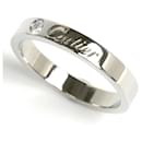 Cartier Platinum 950 Engraved Diamond Band Ring