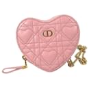 Sac à épaule en cuir rose Christian Dior