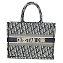 Christian Dior Oblique Embroidered Tote Bag