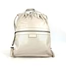 Bottega Veneta White Leather Backpack