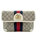 Bolsa de cintura Gucci Ophidia GG Supreme em lona