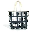 Chanel Black Cloth Tote Bag