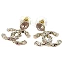 Chanel ABB511 Gold Stud Earrings