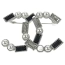 Chanel B23K Faux Pearl Stone Brooch