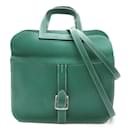 Sac à épaule vert Hermes Alezan31 - Hermès