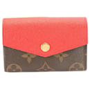 Estojo de Cartões Sarah Coquelicot Monogram Multicart Louis Vuitton