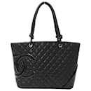 Schwarze Tote Bag Chanel Cambon Linie