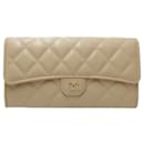 Chanel Matelasse Caviar Leather Long Wallet