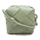 Bottega Veneta Khaki Travertine Shoulder Bag