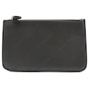 Balenciaga Black Leather Card Wallet