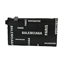 Balenciaga Black Leather Card Wallet