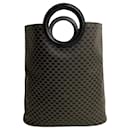 Celine Macadam Blason Circle Handle Leather Tote Bag - Céline