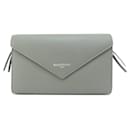 Monedero de piel de ternera gris Balenciaga