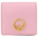 Fendi Pink Leather Coin Purse