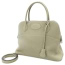 Hermes Bolide 31 Handbag in Sage Taurillon Clemence Leather - Hermès