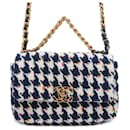 Borsa a Spalla Chanel Chain 19 Flap Coco Mark Tweed AS1160