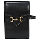 Billetera bifold Gucci Horsebit 1955 con correa