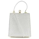 Bolso de cuero blanco Fendi