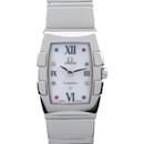 OMEGA Constellation Quadrella 8P Color Stone Wrist Watch - Omega