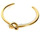 Celine Gold Finish Brass Bangle Bracelet - Céline