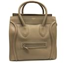 Celine Beige Leather Handbag - Céline