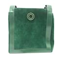 Bolsa de ombro de couro verde Celine - Céline