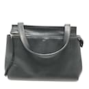 Bolso de hombro de cuero negro Celine - Céline