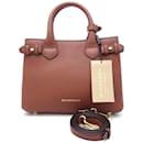 Burberry 2-Way Leather Handbag