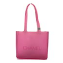 Bolsa tote roxa Chanel