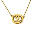 Collier en chaîne dorée vintage Chanel