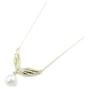 Mikimoto-Perlenkette aus Gelbgold