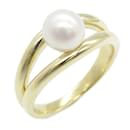 Mikimoto Pearl Band Ring in Yellow Gold