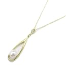 Mikimoto Pearl Necklace in Yellow Gold