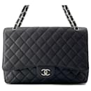 Chanel Black Caviar Leather Shoulder Bag