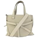 Loewe Gate Handbag in Grayish Calf Leather