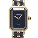 Chanel Premiere M Size Gold Plated Wristwatch