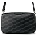 Borsa a spalla nera Balenciaga BB Monogram Signature