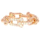 Tiffany 18K Pink Gold Band Ring with Diamond - Tiffany & Co